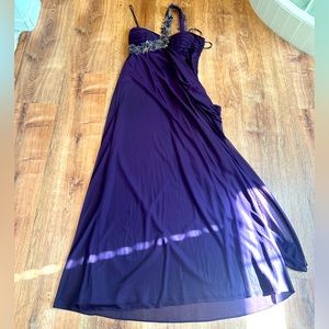 Grecian inspired flowey formal dress